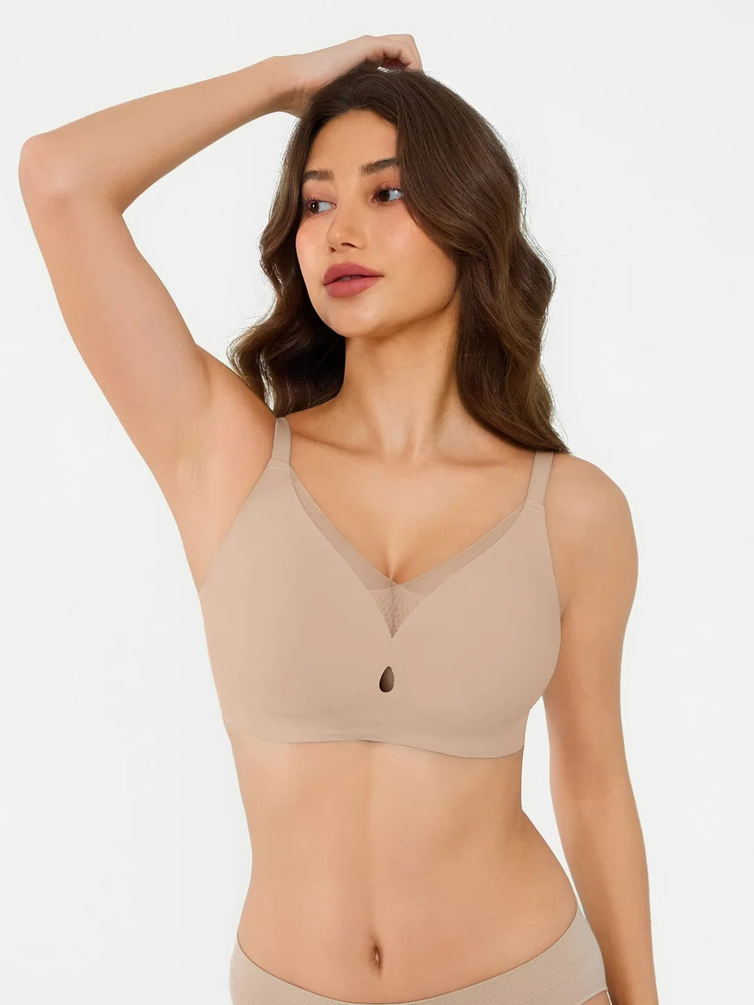 Seamless Breathable Contour Plunge Bra