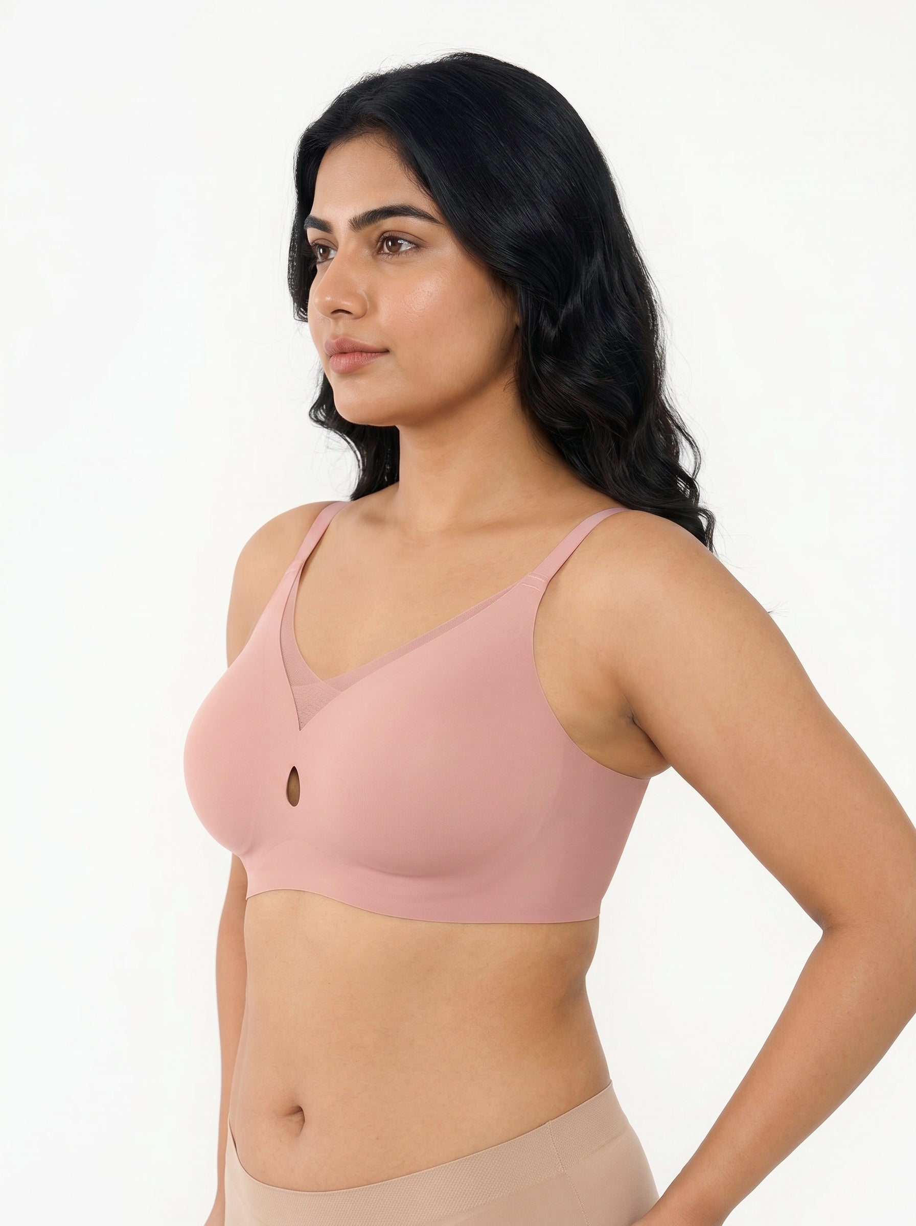 Seamless Wireless Jelly Contour Support Bra