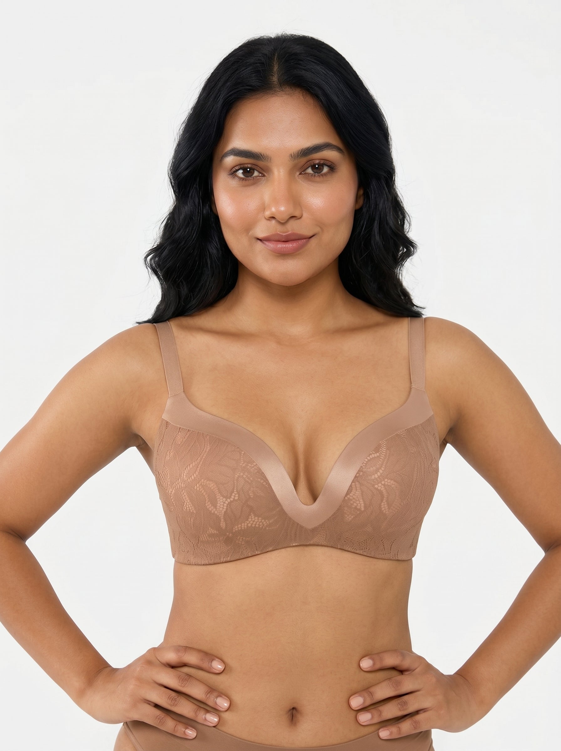 Lace Full Coverage Comfort Sculpting Plunge Bra