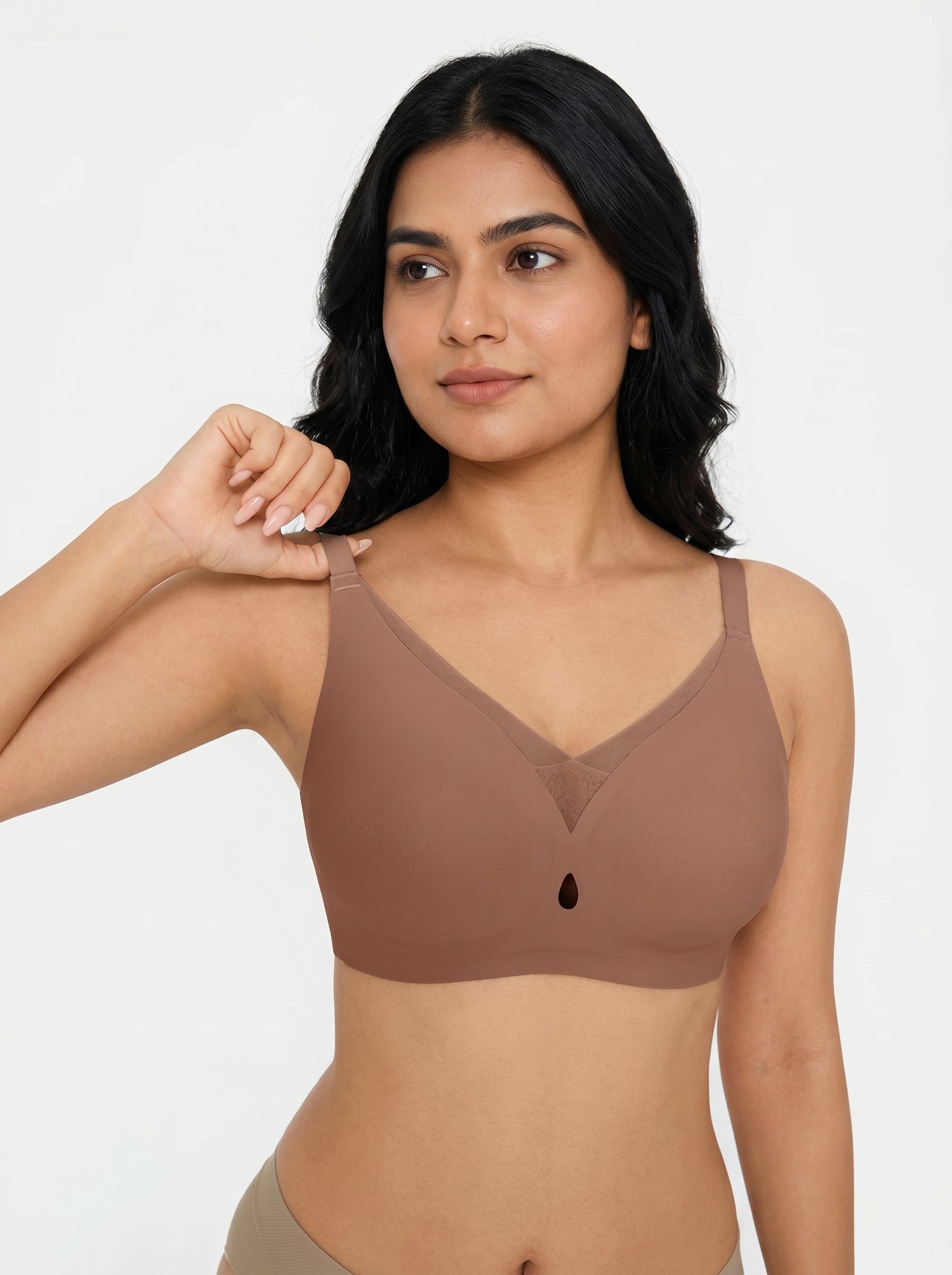 Seamless Wireless Jelly Contour Support Bra