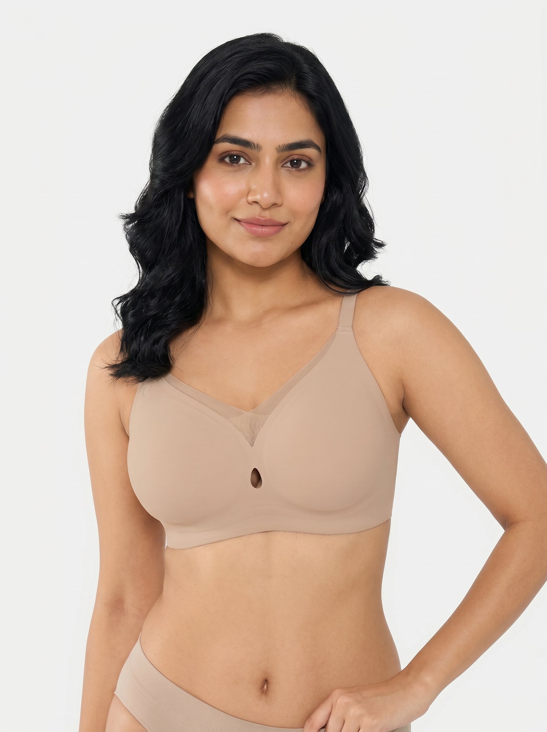 Seamless Wireless Jelly Contour Support Bra