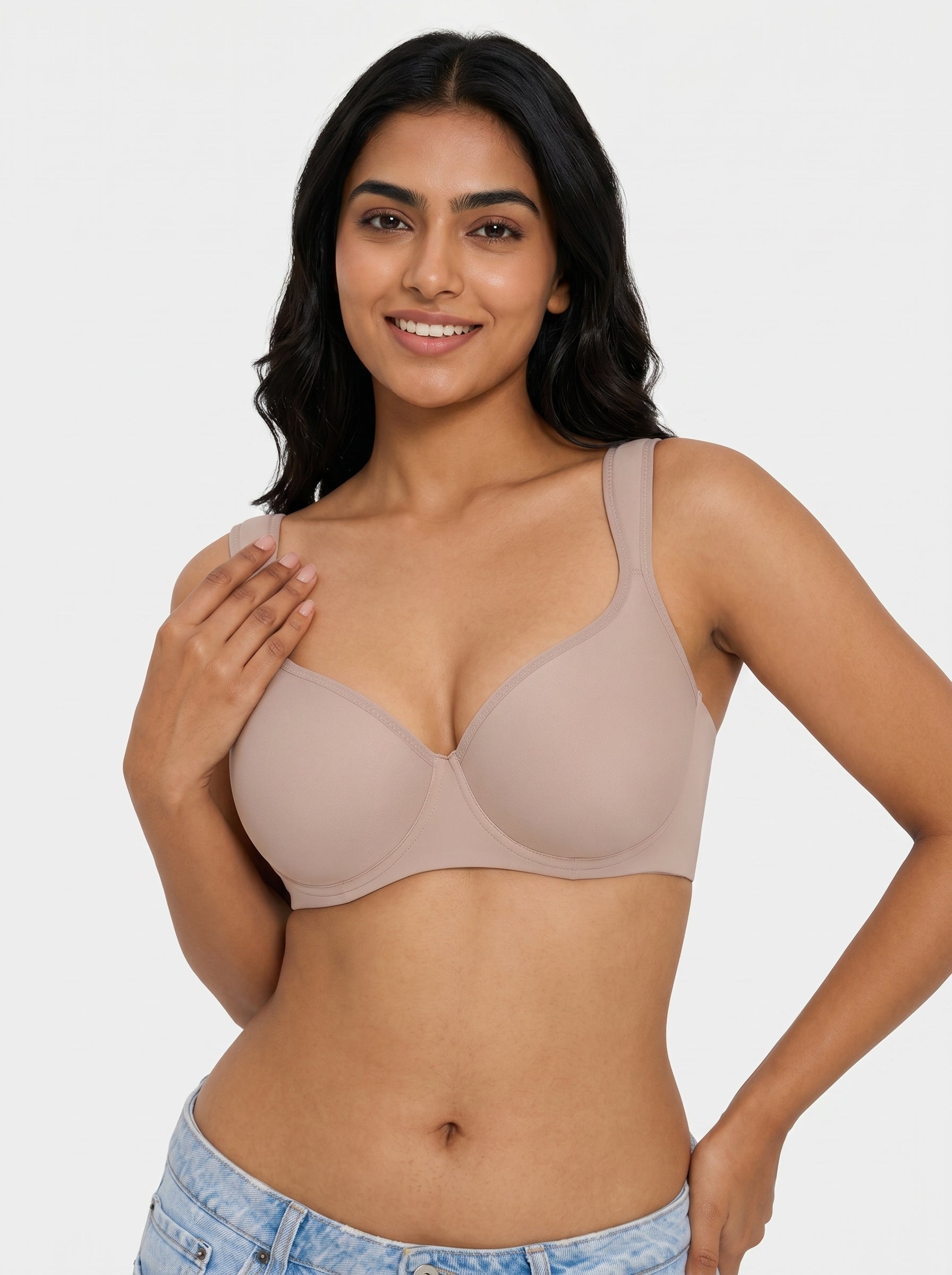 Full Figure Beauty Back Smoothing Minimizer Bra