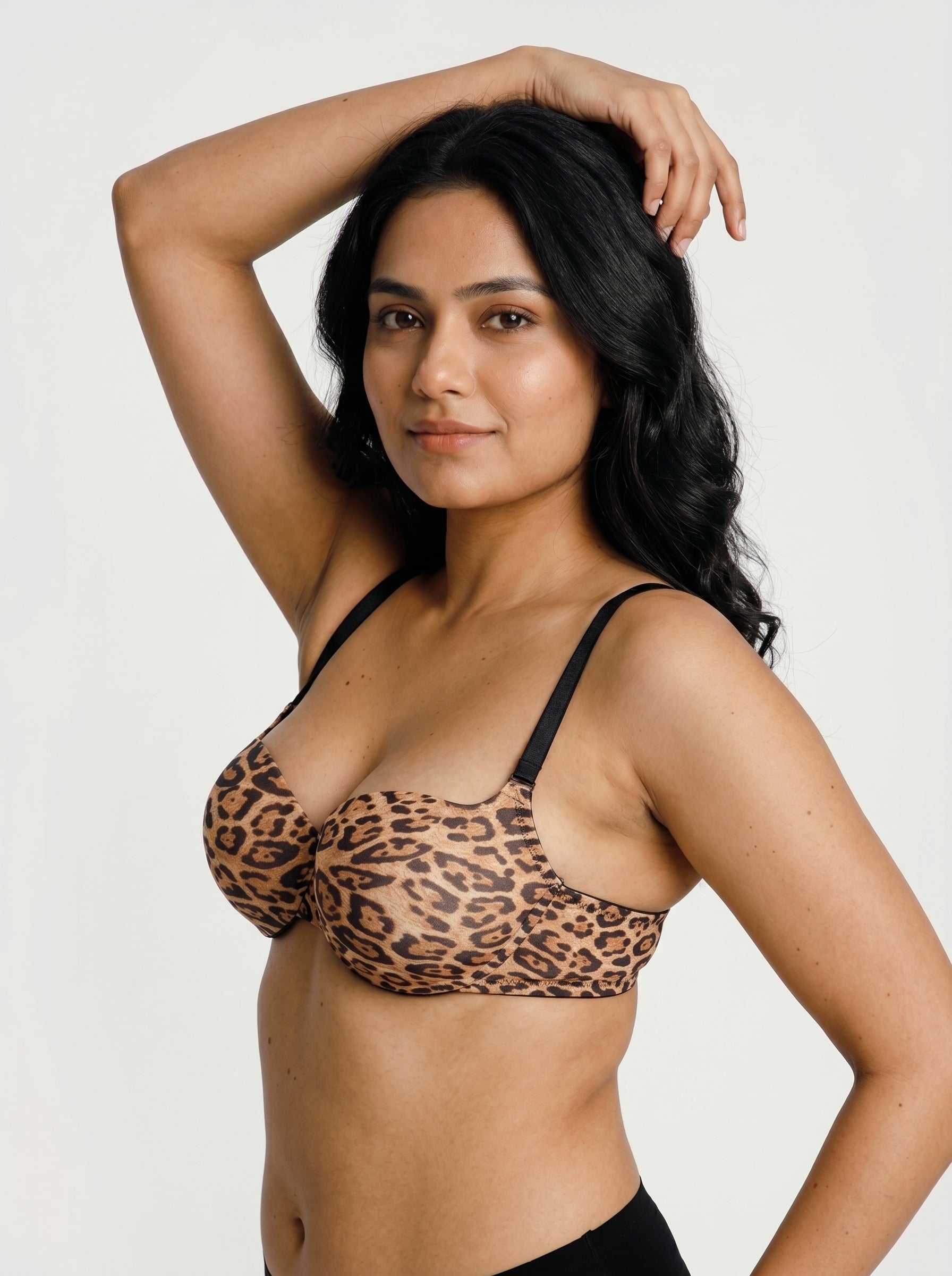 Seamless Balconette Push-Up T-shirt Bra