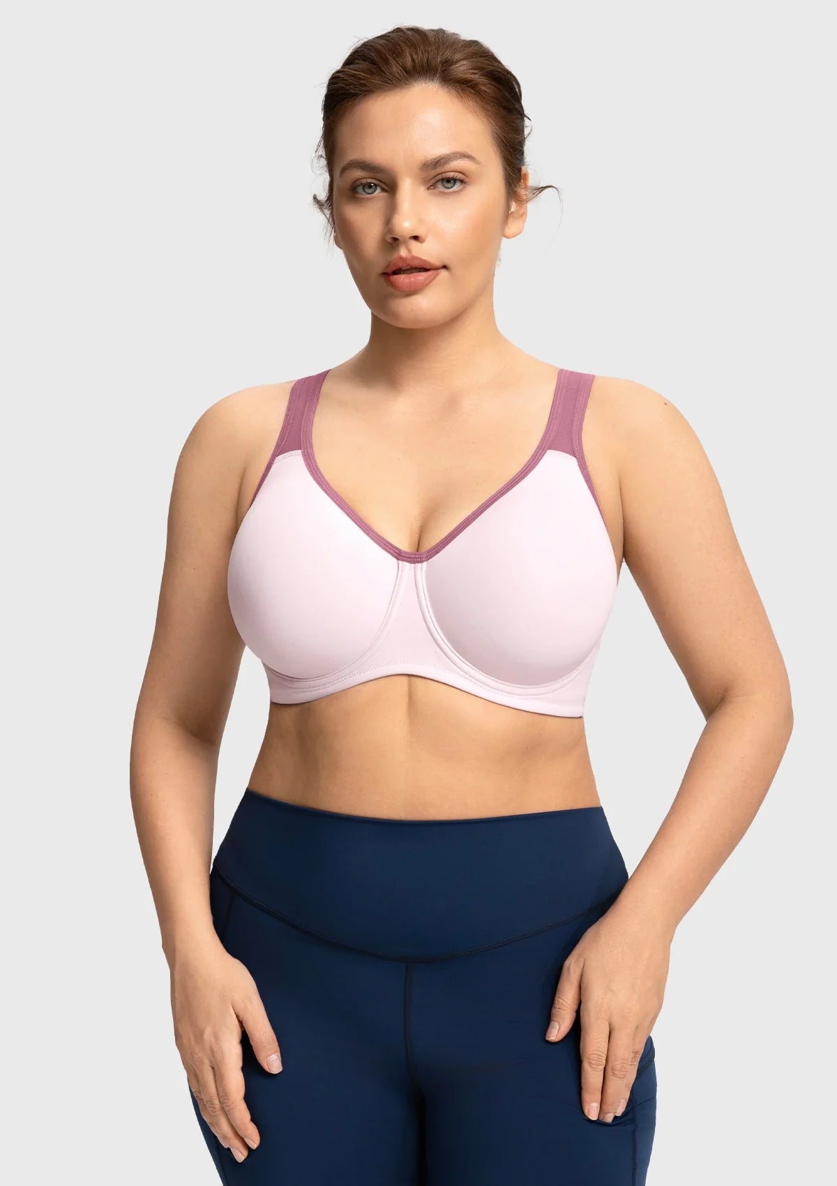 Outside Underwire Racerback Sports Bra