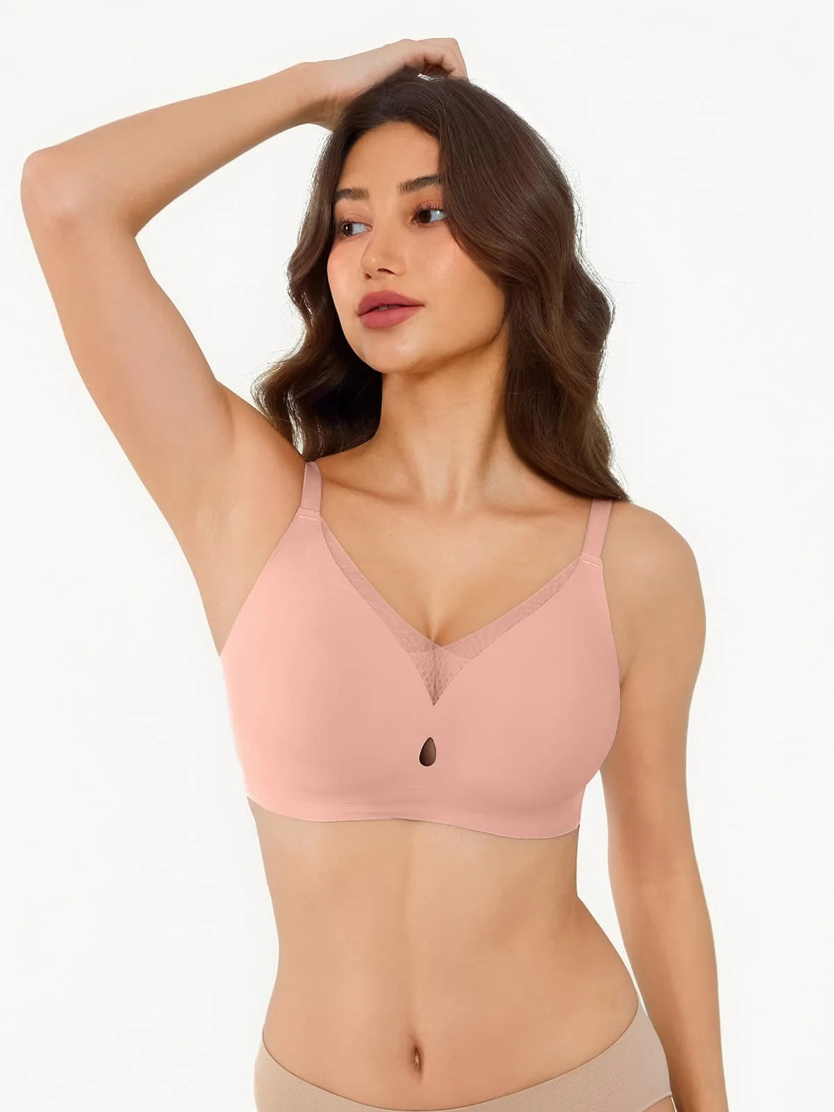 Seamless Breathable Contour Plunge Bra