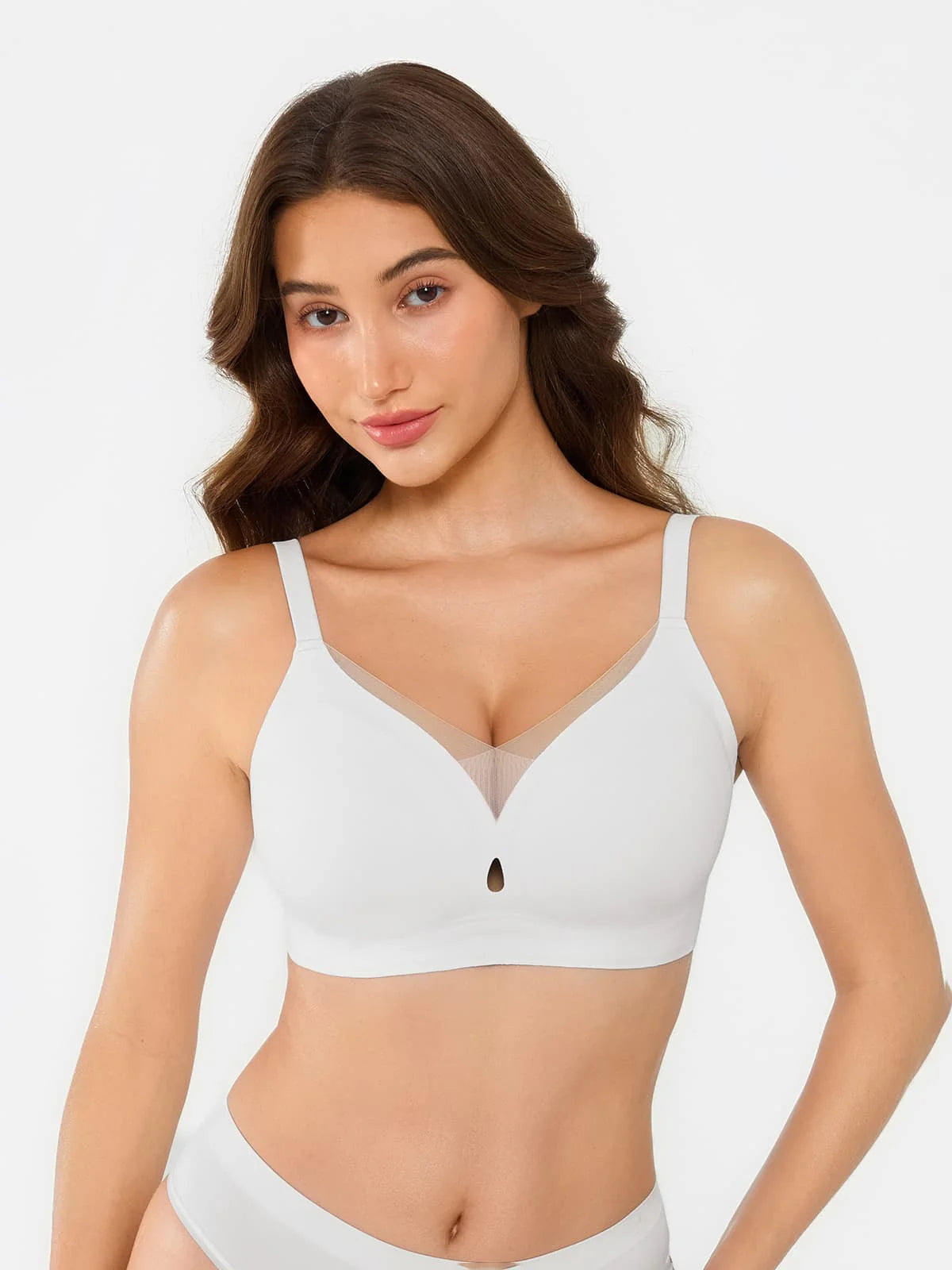 Seamless Breathable Contour Plunge Bra